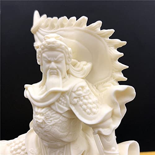 Amazon.co.jp: 三国志 関羽像 関帝像 関公像 立像 中国伝統美術品 木製